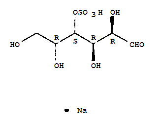 Structure of D-GALACTOSE-4-SULFATE, SODIUM SALT