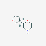 Structure of 2-(Tetrahydro-3-furanyl)-morpholine