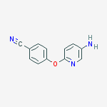 Benzonitrile, 4-[(5-amino-2-pyridinyl)oxy]-结构式