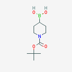 Structure of 1-BOC-PIPERIDINE-4-BORONIC ACID