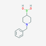 Structure of 1-BENZYL-PIPERIDINE-4-BORONIC ACID