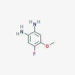 Structure of 1,2-Benzenediamine,  4-fluoro-5-methoxy-