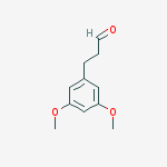3-(3,5-DIMETHOXY-PHENYL)-PROPIONALDEHYDE结构式