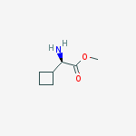 Structure of (R)-Methyl 2-amino-2-cyclobutylacetate