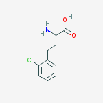 Structure of 2-amino-4-(2-chlorophenyl)butanoic acid