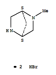 Structure of (1S)-2-methyl-2,5-diazobicyclo[2.2.1]heptane dihydrobromide
