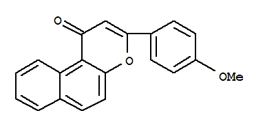 Structure of 4-METHOXY-5,6-BENZOFLAVONE
