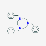 Structure of 1H-1,4,7-Triazonine, octahydro-1,4,7-tris(phenylmethyl)-