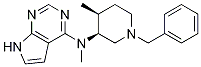 Structure of N-((3S,4S)-1-benzyl-4-Methylpiperidin-3-yl)-N-Methyl-7H-pyrrolo[2,3-d]pyriMidin-4-aMine