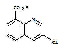 Structure of 3-chloroquinoline-8-carboxylic acid