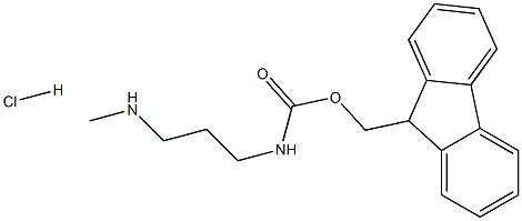 Structure of N-FMoc-3-MethylaMino propylaMine HCl