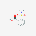 Structure of Benzoic acid, 2-[(methylamino)sulfonyl]-