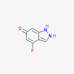 Structure of 4-Fluoro-1H-indazol-6-ol