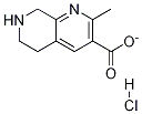 Structure of methyl 5,6,7,8-tetrahydro-1,7-naphthyridine-3-carboxylate,hydrochloride