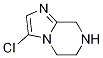 Structure of IMidazo[1,2-a]pyrazine, 3-chloro-5,6,7,8-tetrahydro-