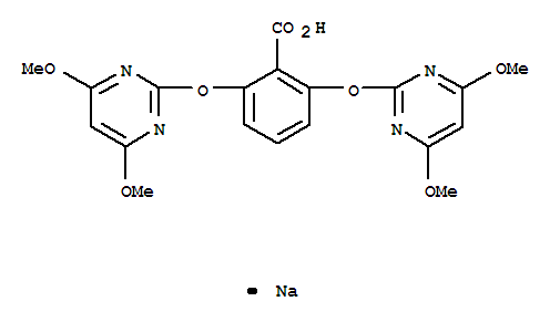 Structure of Bispyribac-sodium