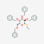 Structure of 1-S-Ethyl 2,3,4,6-tetra-O-benzyl-b-D-thiogalactopyranoside