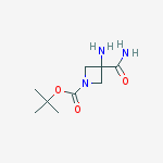 Structure of 1-Boc-3-amino-3-(aminocarbonyl)-azetidine