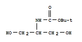 Structure of N-BOC-SERINOL, 97