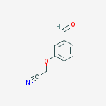 Acetonitrile, 2-(3-formylphenoxy)-结构式