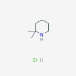 Structure of 2,2-Dimethyl-piperidine hydrochloride