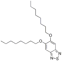 Structure of 5,6-Bis(octyloxy)-2,1,3-benzothiadiazole