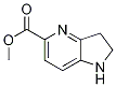 1H-Pyrrolo[3,2-b]pyridine-5-carboxylic acid, 2,3-dihydro-, Methyl ester结构式
