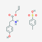 Structure of L-TYROSINE ALLYL ESTER 4-TOLUENESULFONATE SALT