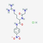 Structure of H-GLY-ARG-PNA 2HCL