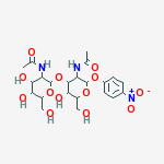 Structure of 4-NITROPHENYL 2-ACETAMIDO-3-O-(2-ACETAMIDO-2-DEOXY-B-D-GLUCOPYRANOSYL)-2-DEOXY-A-D-GALACTOPYRANOSIDE