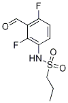 Structure of N-(2,4-Difluoro-3-formylphenyl)-propane-1-sulfonamide