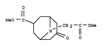 Structure of Methyl 3-(methoxycarbonyl)-7-oxo-9-azabicyclo[3.3.1]nonane-9-acetate