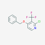 Structure of 4-(benzyloxy)-2-chloro-3-(trifluoroMethyl)pyridine