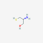 Structure of 1-Propanol, 2-amino-3-mercapto-, (R)-