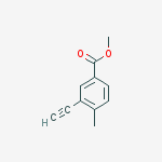 Structure of Methyl 3-ethynyl-4-methylbenzoate