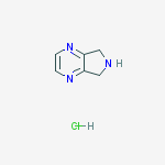 Structure of 6,7-Dihydro-5H-pyrrolo[3,4-b]pyrazine hydrochloride
