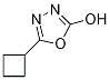 Structure of 5-cyclobutyl-1,3,4-oxadiazol-2-ol(SALTDATA: FREE)