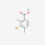 Structure of 3-bromo-2,4-dimethylbenzoic acid