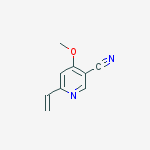 Structure of 6-Ethenyl-4-methoxypyridine-3-carbonitrile