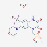 Structure of ZK200775 hydrate