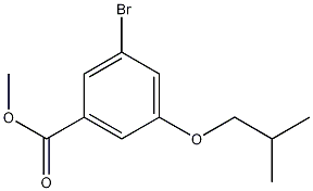 Structure of Methyl 3-bromo-5-isobutoxybenzoate