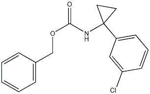 Structure of Benzyl N-[1-(3-chlorophenyl)cyclopropyl]carbamate