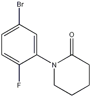 Structure of 1-(5-Bromo-2-fluorophenyl)piperidin-2-one