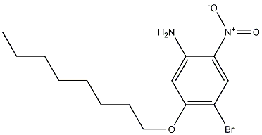 Structure of 4-Bromo-2-nitro-5-octyloxyaniline
