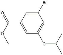 Structure of Methyl 3-bromo-5-isopropoxybenzoate