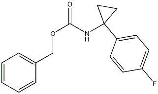 Structure of Benzyl 1-(4-fluorophenyl)cyclopropylcarbamate