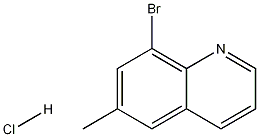 Structure of 8-Bromo-6-methylquinoline HCl