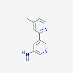 4-Methyl-2,3'-bipyridin-5'-aMine结构式