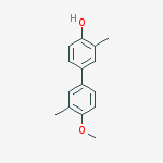 Structure of 4-(4-methoxy-3-methylphenyl)-2-methylphenol