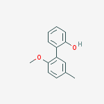 Structure of 2-(2-methoxy-5-methylphenyl)phenol